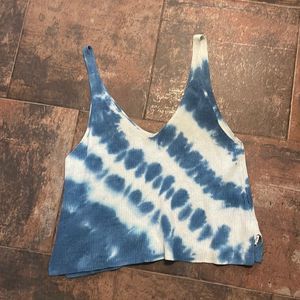 Forever 21 tie die crop top